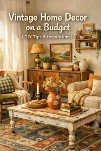 Vintage Home Decor on a Budget | DIY Tips & Inspiration