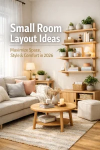 Small Room Layout Ideas to Maximize Space, Comfort & Style