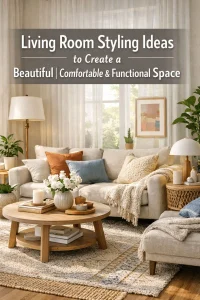 Living Room Styling Ideas to Create a Beautiful | Comfortable & Functional Space